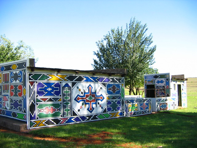 Les fascinantes peintures ndebele