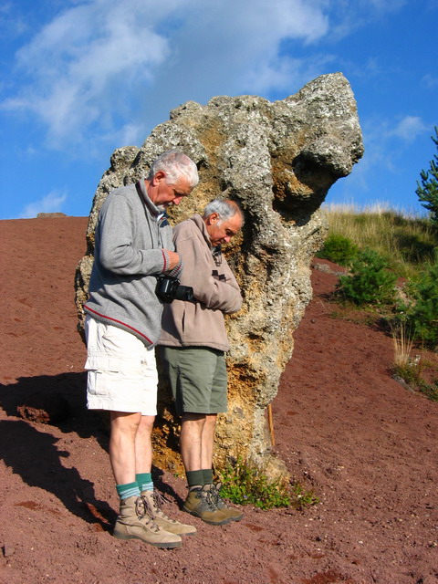 Les pèlerins du volcan