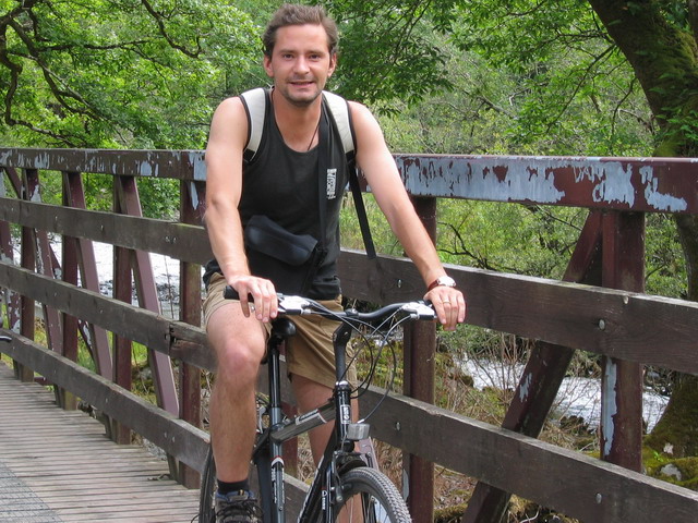 Cycliste motivé