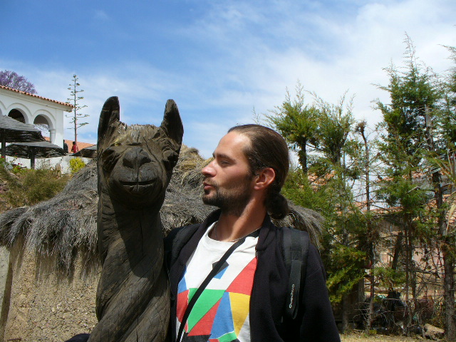 Bisou au lama