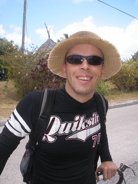 Etienne en vélo